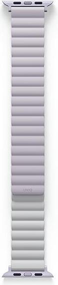 Produktbild Uniq pasek Revix Apple Watch Series 4/5/6/7/8/SE/SE2/Ultra 42/44/45mm. Reversible Magnetic lilak-bia (42 mm, 44 mm, 45 mm, Silikon)