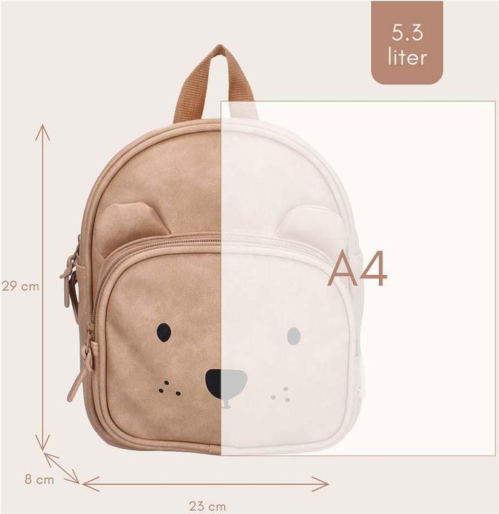 Produktbild Kidzroom Rucksack Porto Beary Excited Leder