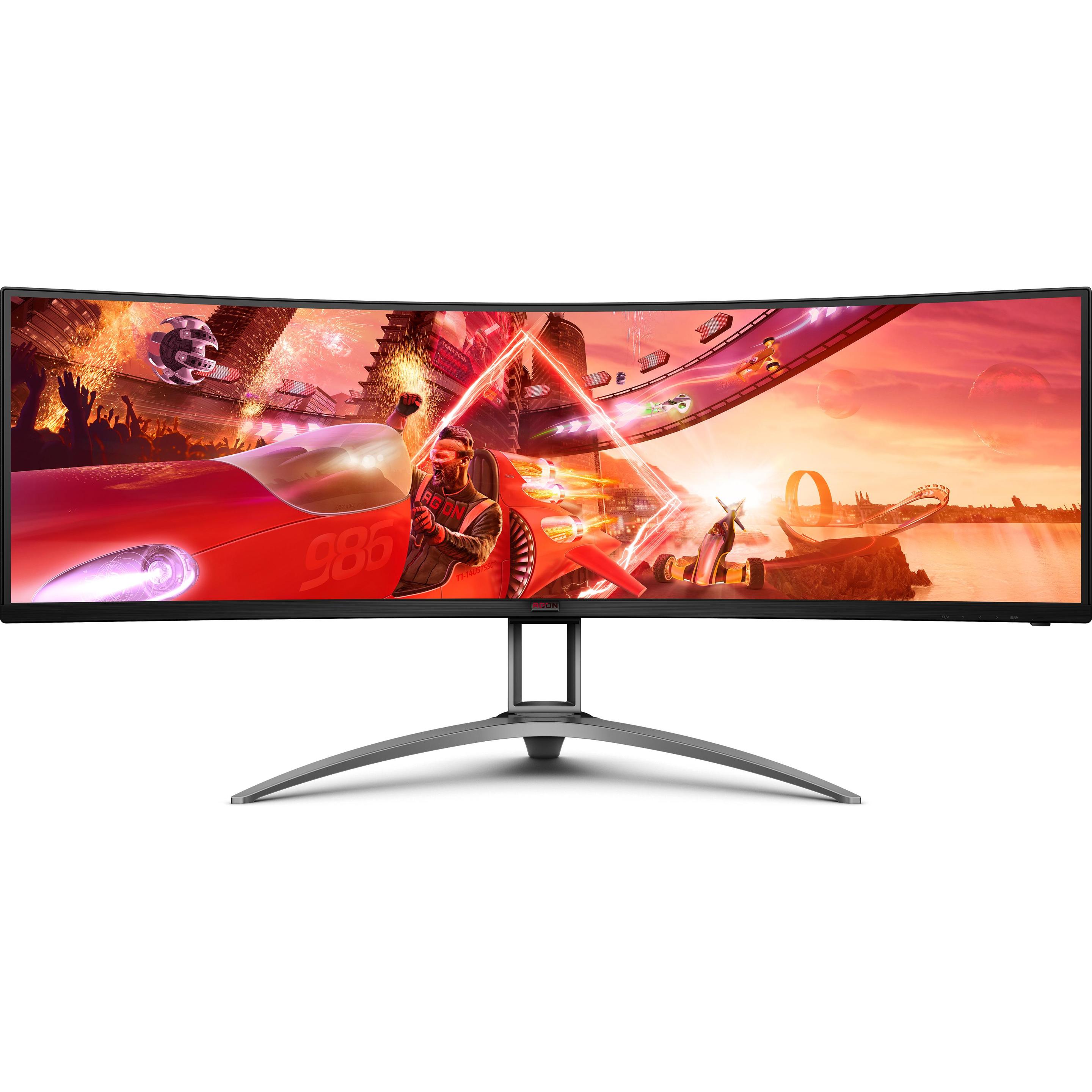 AOC Agon AG493UCX2 (5120 x 1440 Pixel, 48.80"), Monitor, Silber