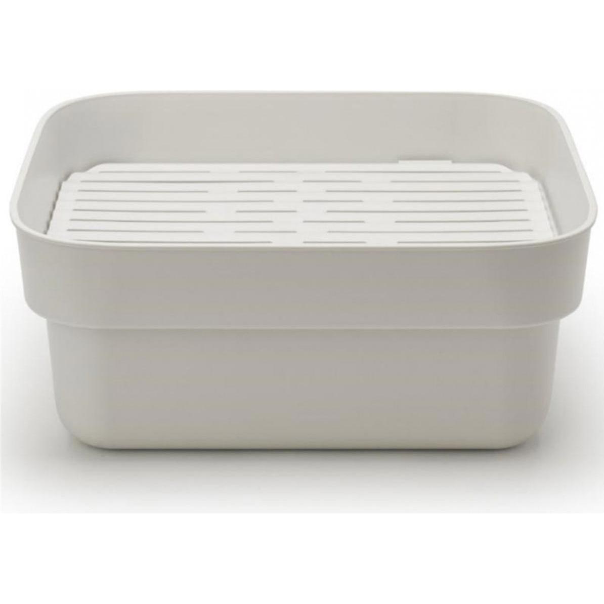 Brabantia, Spülbecken, Waschbecken mit Abtropfboden, Grau (34.40 cm, 37.40 cm)