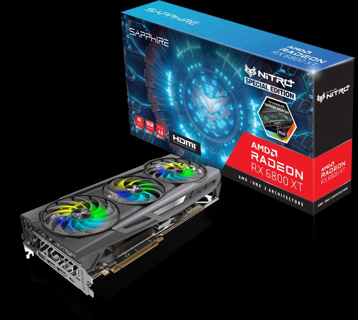 Actual product image Sapphire Radeon Nitro+ RX 6800 XT OC SE (16 GB)