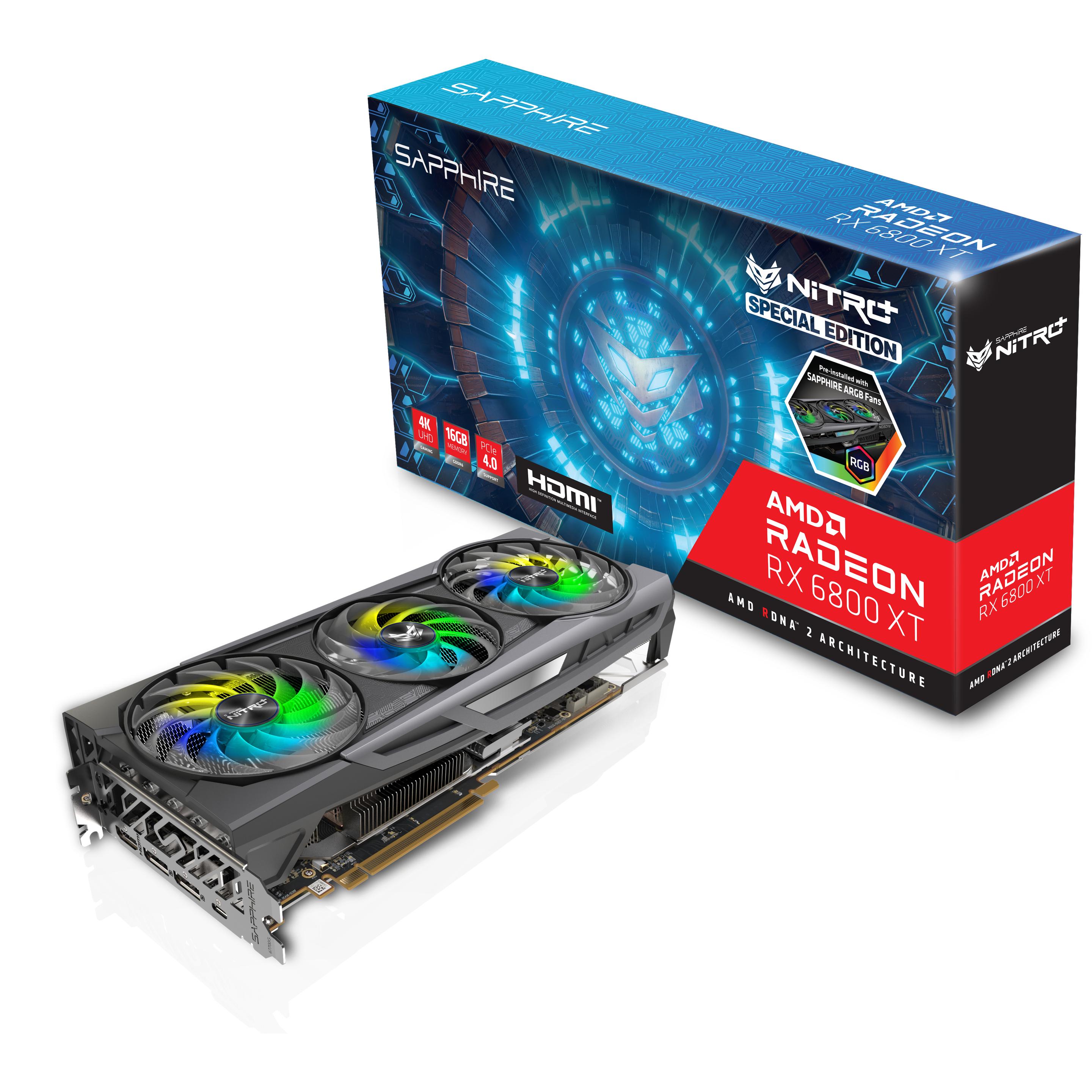 NITRO+ AMD Radeon™ RX 6800 XT Sapphire Radeon Nitro+ RX 6800 XT OC SE - buy at Digitec