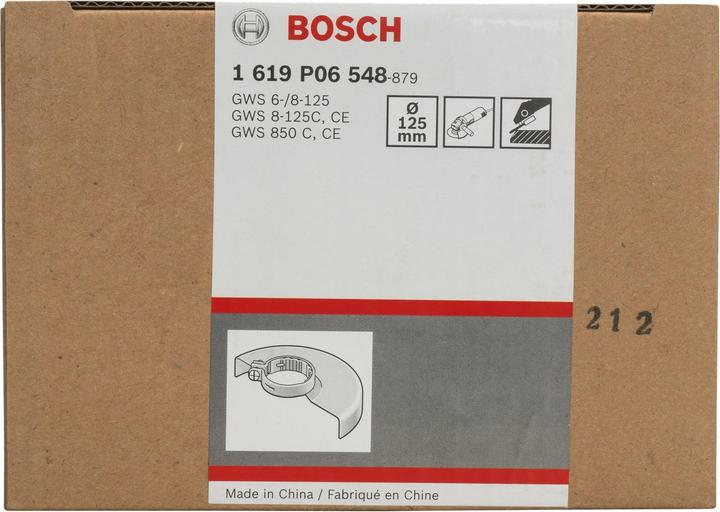 Image du produit Bosch Professional Zubehör Capot de protection sans plaque de recouvrement, 125 mm, bouchon à visser avec détrompage