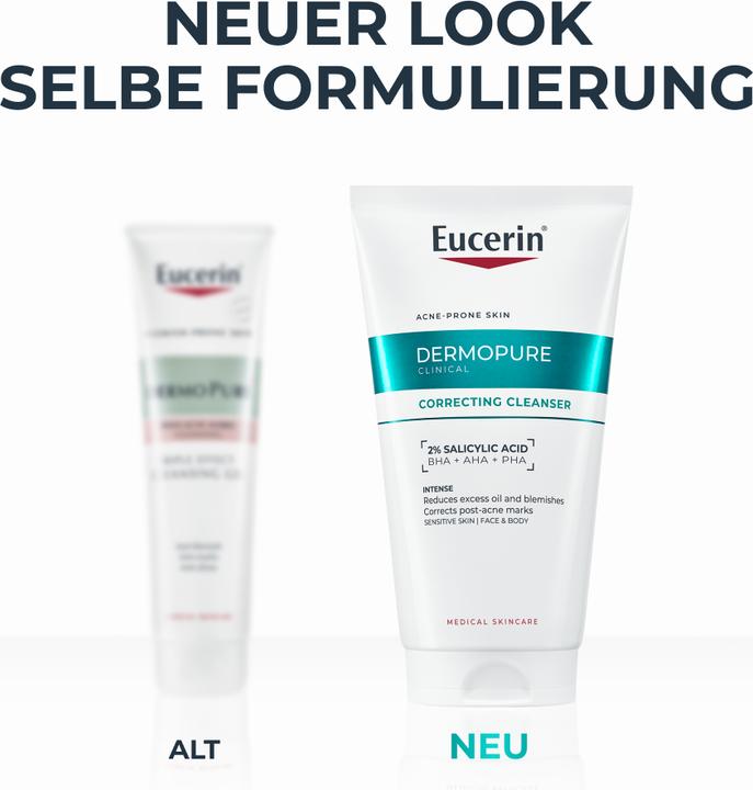 Actual product image Eucerin Dermopure Clinical Reinigungsgel erneuernd 150 ml (Cleansing gel, 150 ml)