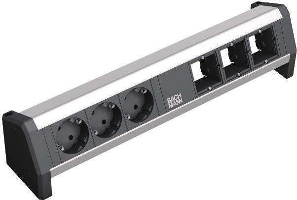 Bachmann DESK Verlängerungsschnur (3x, CEE 7/3)