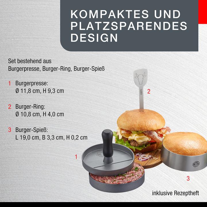 Produktbild TOP Burgerpresse BBQ