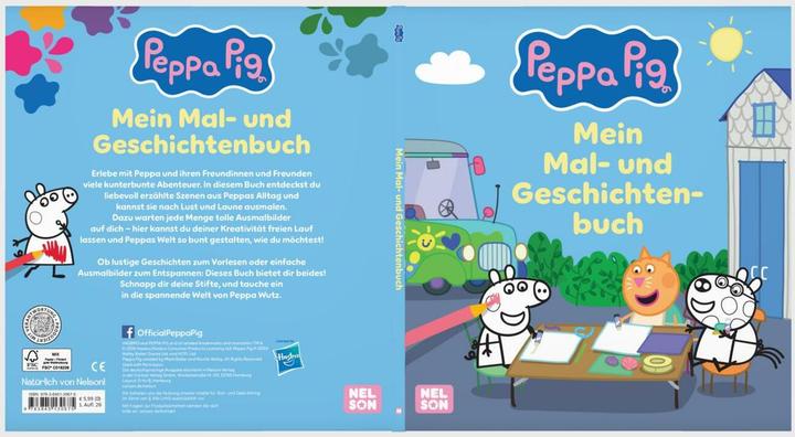 Actual product image Peppa Wutz Ausmalbilder: Peppa Pig: Mein Mal- und Geschichtenbuch