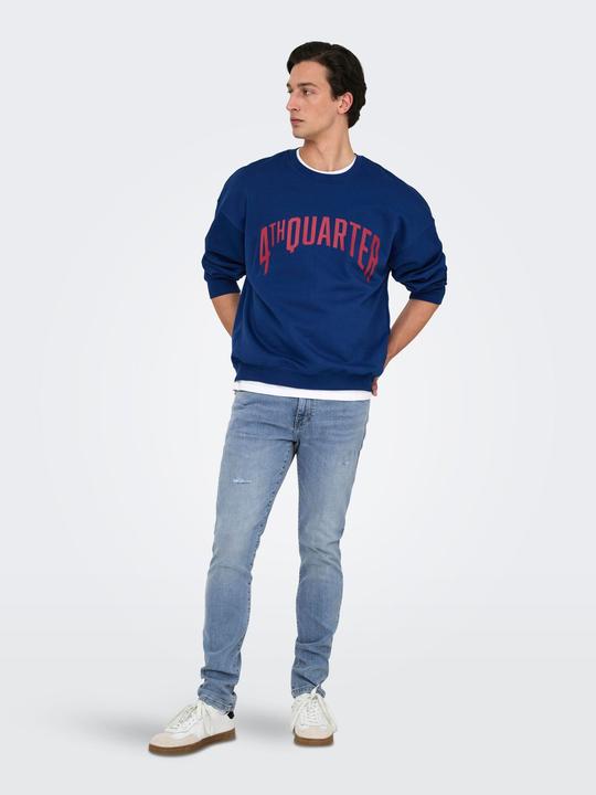 Actual product image Only & Sons ONSLOOM Niedrige Taille Slim Fit Jeans Slim Fit Jeans (W34/L32)