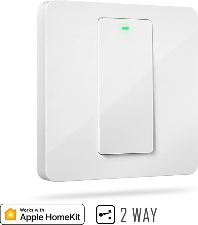 Actual product image Meross Smart Wi-Fi Wall Switch MSS550 EU (HomeKit)
