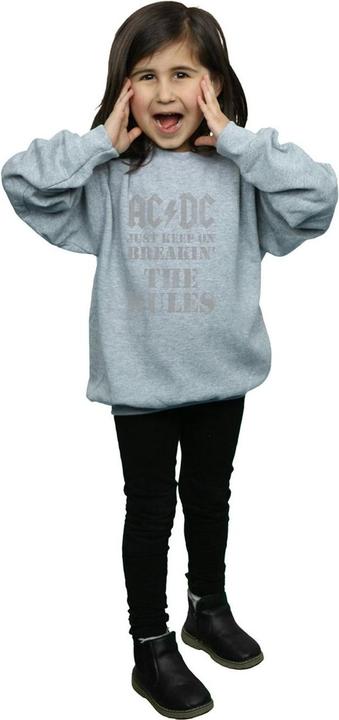 Produktbild AC/DC Just Keep On Breaking The Rules Sweatshirt Mädchen (140, 146)
