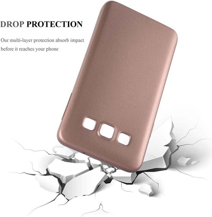 Produktbild Cadorabo TPU Matt Metallic Cover (Samsung Galaxy A3)