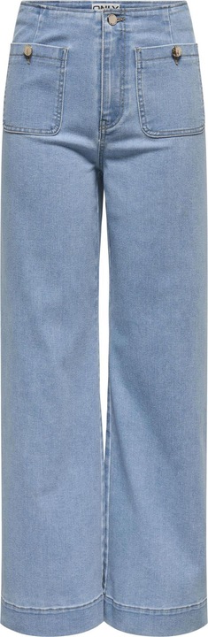 Actual product image Only ONLMADELINE Hohe Taille Weiter Beinschnitt Jeans Jeans mit weitem Bein (32)