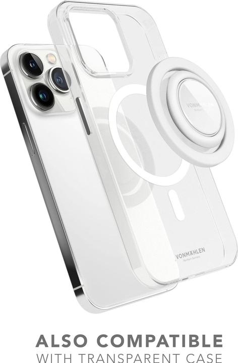 Actual product image Vonmählen Backflip Mag - White (Magsafe Sticker incl.)