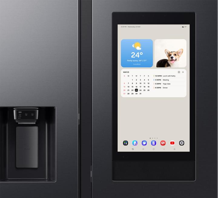 Actual product image Samsung SIDE BY SIDE TANK FAM/HUB (RS90F67BEFEF SW) (614 l)
