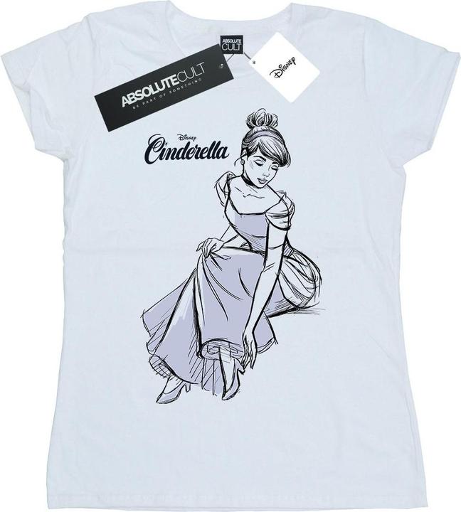 Image du produit Disney - T-shirt CINDERELLA SLIPPER SKETCH - Femme (XXL)