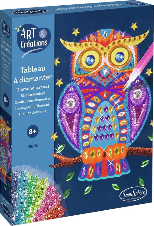 Produktbild Sentosphere Strasssteinbild Eule