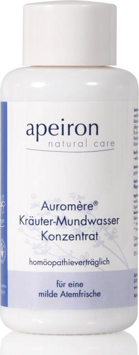 Actual product image Apeiron Mouthwash herbs homeopathy compatible 100 ml (100 ml, Mouthwash)