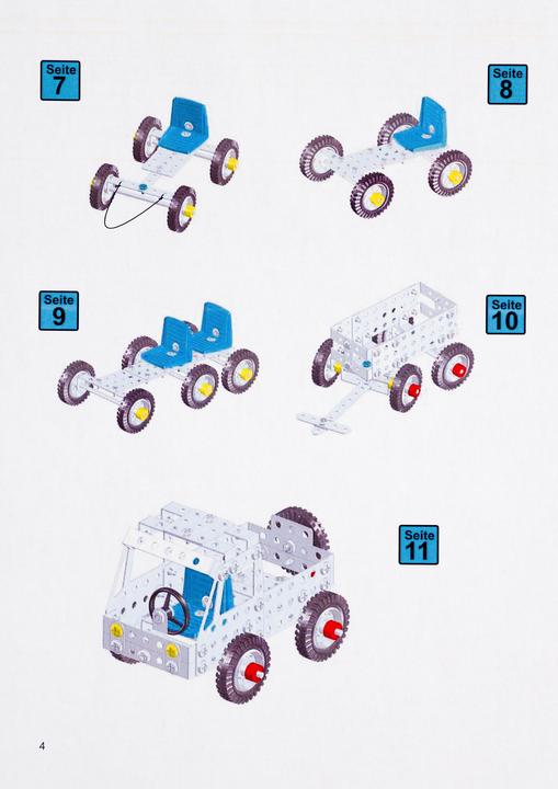 Actual product image Eitech Elementary school metal building set