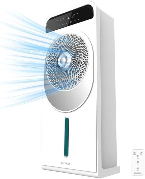 Cecotec Evaporative Cooler with Remote, LED Display, Touchscreen, 12 Speeds, Timer, 360° Oscillation