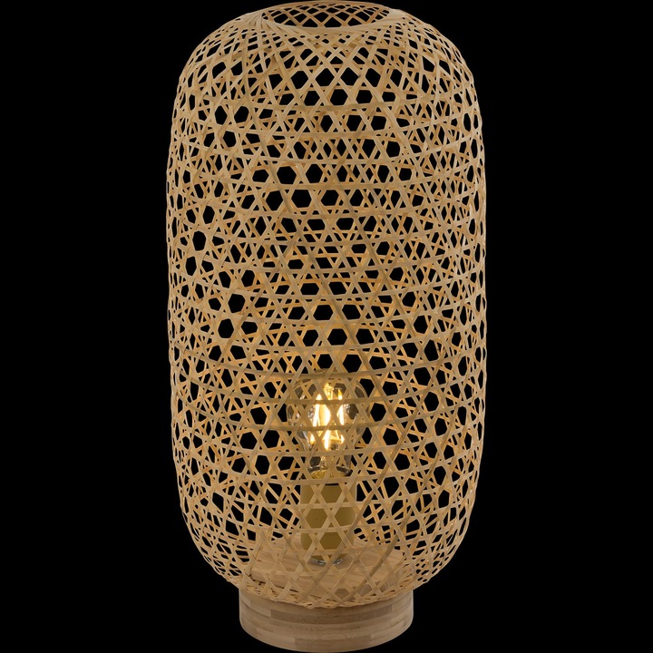 Image du produit Globo Lampe de table Mirena nature 1xE27 (E27)