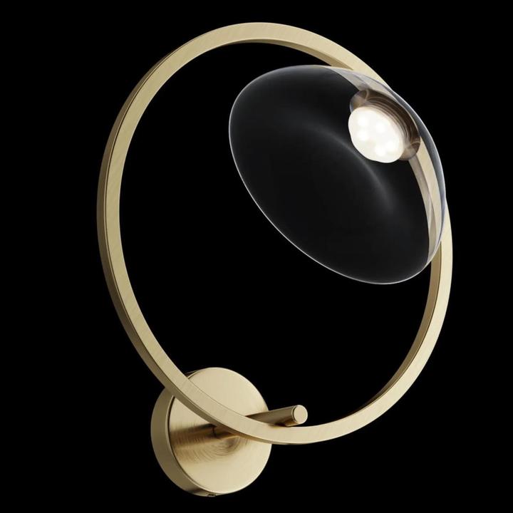 Actual product image Maytoni Lunare LED wall light, wall lamp 5W brass warm white (450 lm)