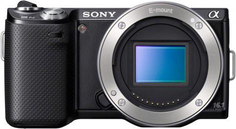 Produktbild Sony NEX-5N, 16 MP, FullHD, Touch-LCD, Body, Schwarz