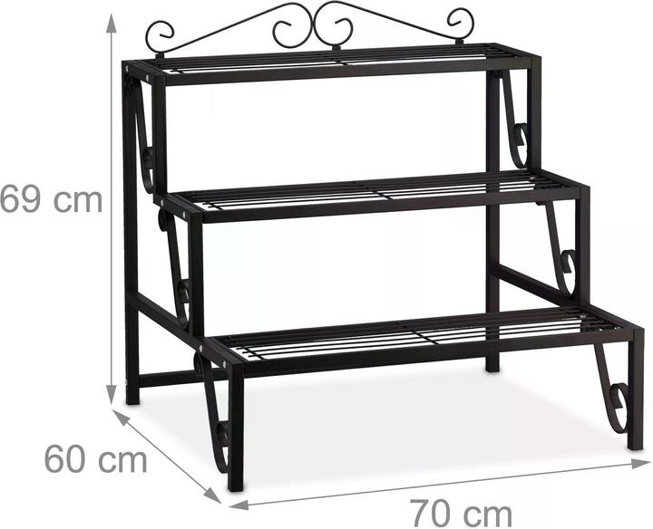 Actual product image Relaxdays Flower stairs
