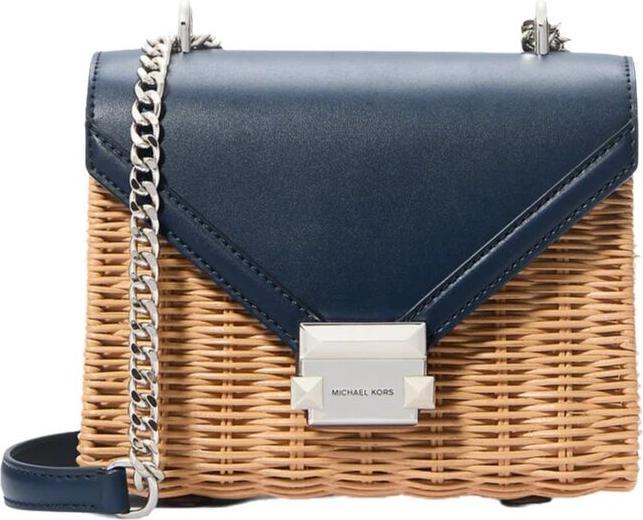 Michael Kors Shoulder Bag WHITNEY-NAVY Blue 21 x 18 x 7 cm