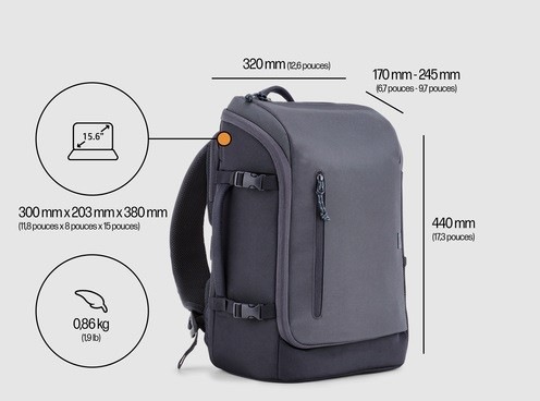 Actual product image HP Travel (25 l)