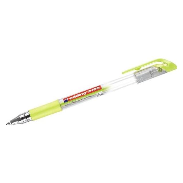 edding 2185 Roller à encre gel - noir, rouge, bleu, vert, violet, rose, bleu clair - étui de 7 -,7 mm - stylo gel pour écrire, dessiner, pour
