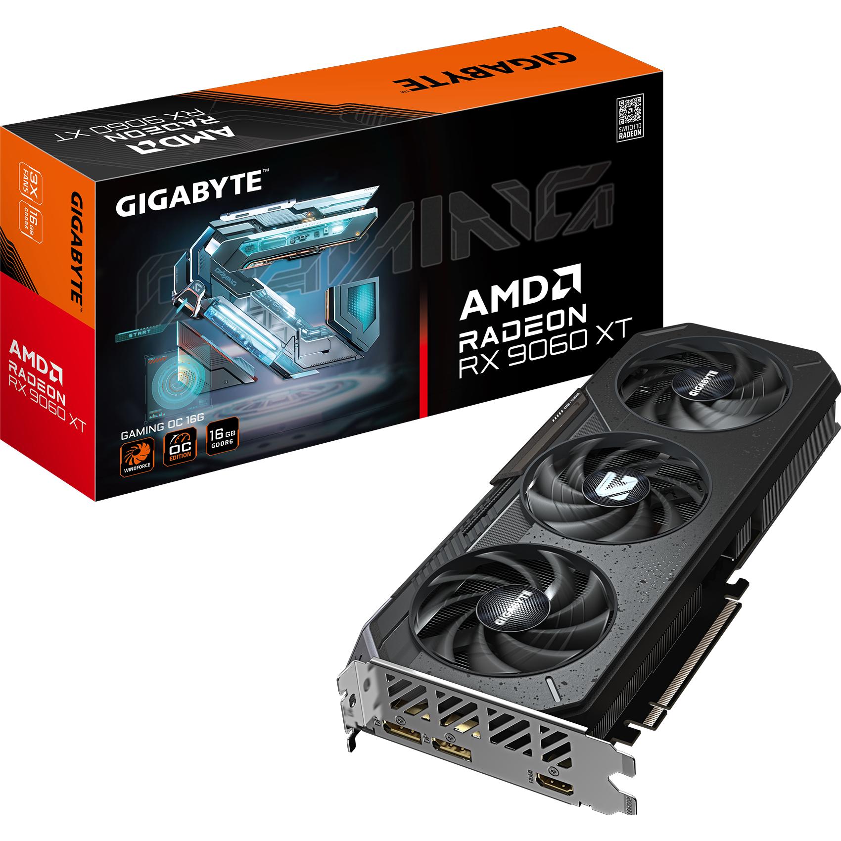 Gigabyte Radeon RX 9060 XT Gaming OC (16 GB), Grafikkarte