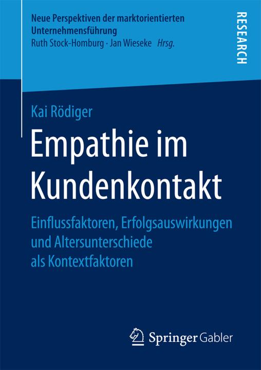 Produktbild Empathie im Kundenkontakt (Deutsch, Kai Rödiger, 2017)