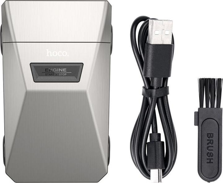 Immagine prodotto Hoco Other zinc alloy double razor shaver IPX7 HP31 silver