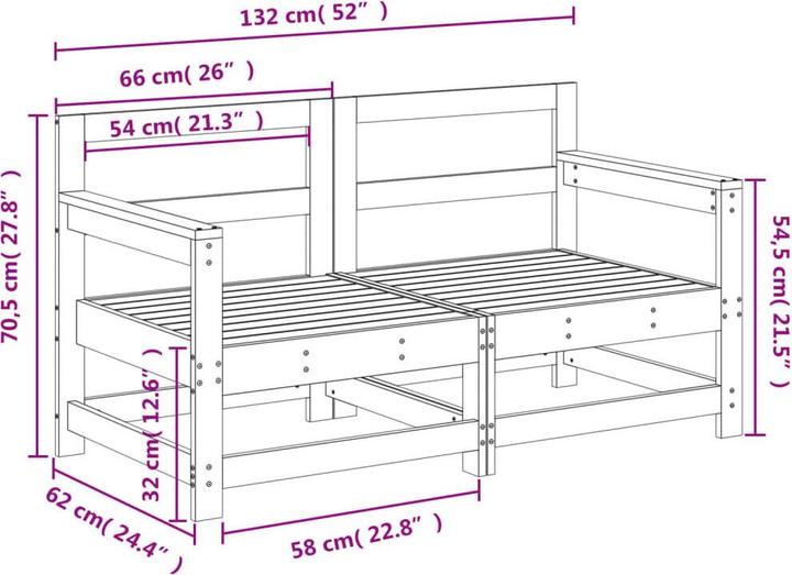 Produktbild vidaXL Banks
