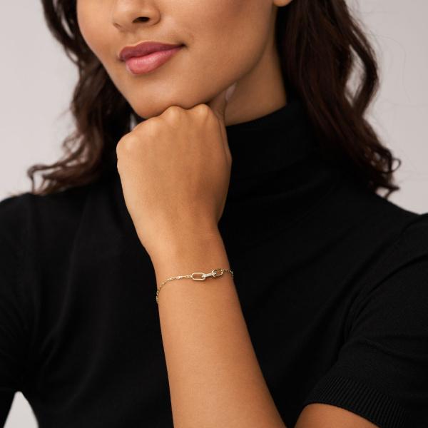Produktbild Fossil Heritage Armband (19 cm, Edelstahl, Glas)