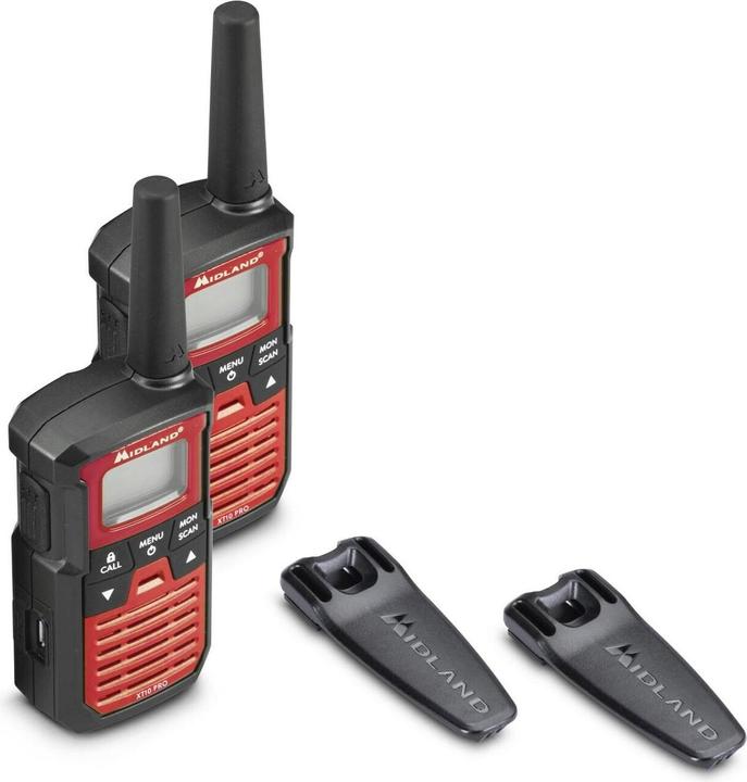 Actual product image Midland XT10 PRO - Portofoonset - Walkie Talkie - PMR446 - Set van 2 stuks - C1459 (4 km)