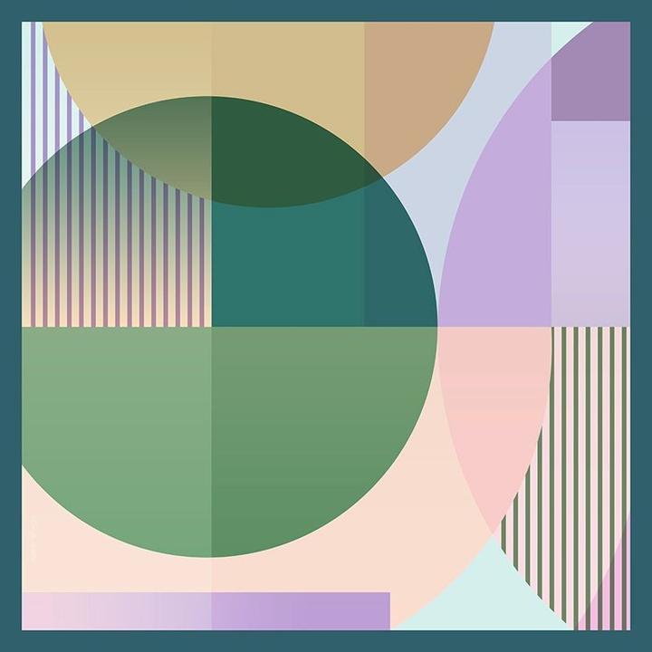 Green, Lilac, Petrol