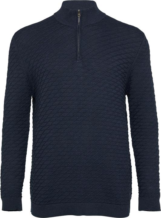Produktbild S.Oliver Strickpullover Strukturierter Pullover mit Half-Zip (5XL)