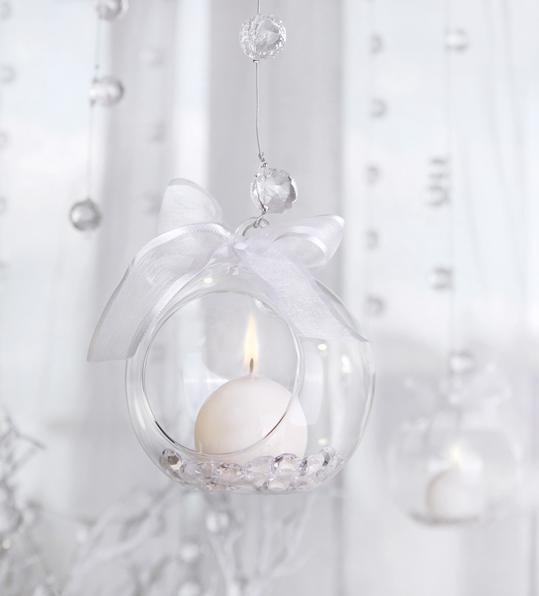 Immagine prodotto Partydeco Sfere di vetro - portacandele, 10 cm (1 pz / 4 pz)