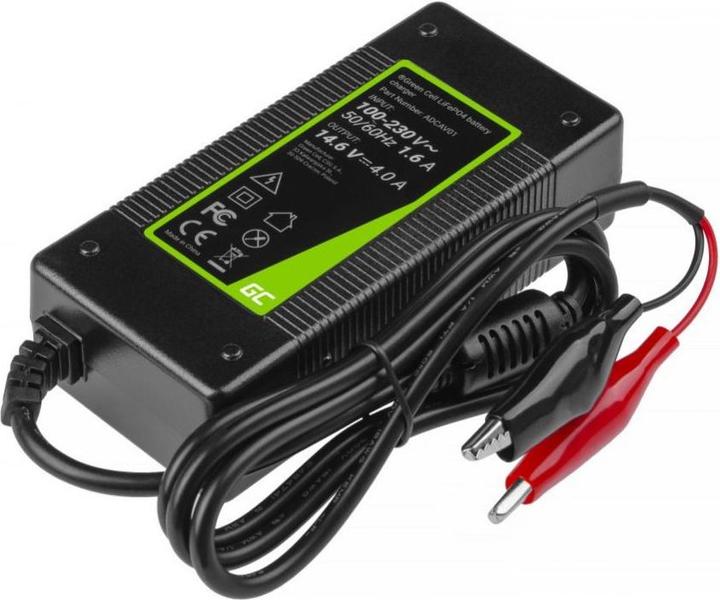 Produktbild GreenCell Charger for LiFePO4 Batteries - 14.6V - 4A (Akku)