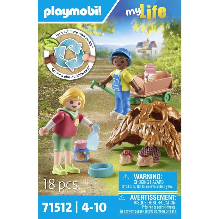 Produktbild Playmobil Pflege der Igelfamilie (71512, Playmobil My Life)