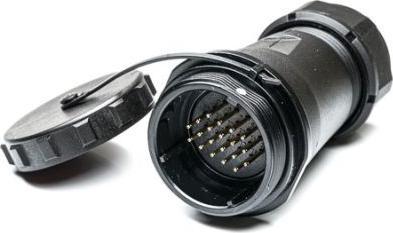 Actual product image Rs Pro Circular Connector, 20 Contacts, Cable Moun