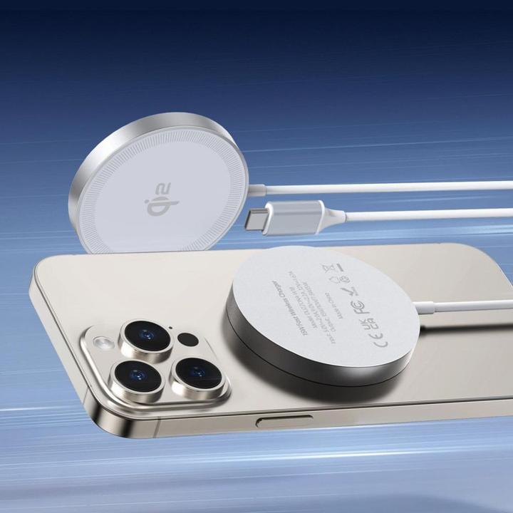 Actual product image Duzzona W18 Qi2 Wireless Charger with MagSafe (15 W)