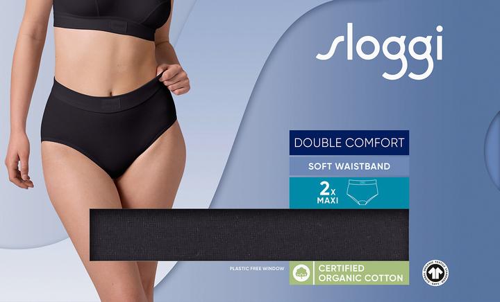 Immagine prodotto Sloggi Double Comfort Maxi Slip (50, Confezione da 2)