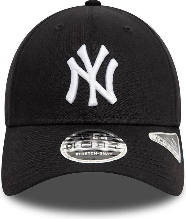 Actual product image New Era 9Forty Stretch-Snap Cap - New York Yankees schwarz (One size)