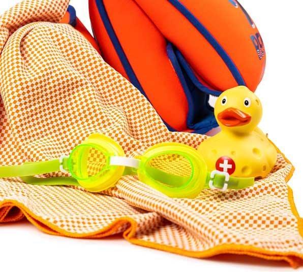 Produktbild Tembo Bambus Reisehandtuch mit Aktivkohlefasern Orange S (80 x 40 cm)