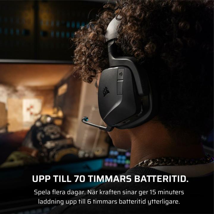 Actual product image Corsair VOID WIRELESS v2, Carbon – WW (Cable, Wireless)