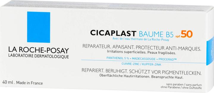 Productafbeelding La Roche Posay ROCHE POSAY Cicaplast Baume B5+ SPF50+ 40 ml (Zonnecrème, SPF 50, 40 ml, 60 g)