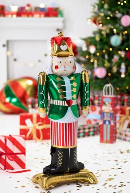Actual product image Partydeco Aluminum balloon - nutcracker (85cm) (1 pcs.)