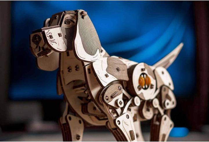 Actual product image Eco Wood Art Puppy - 3D wooden construction kit